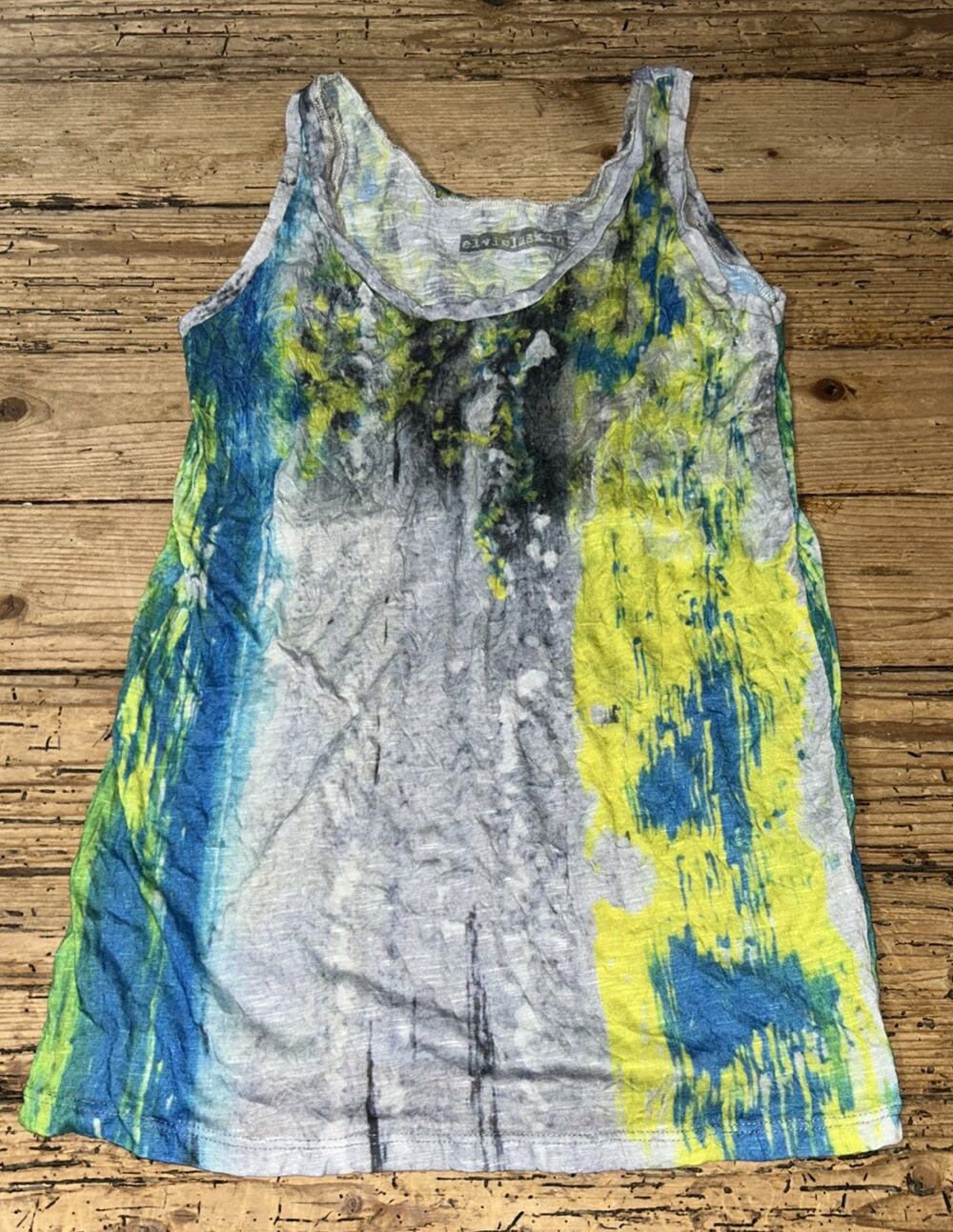 Elvis Laskin Women’s Size XS Multicolored Abstract Tank